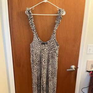 Cheetah Print Kittenish Jumpsuit
